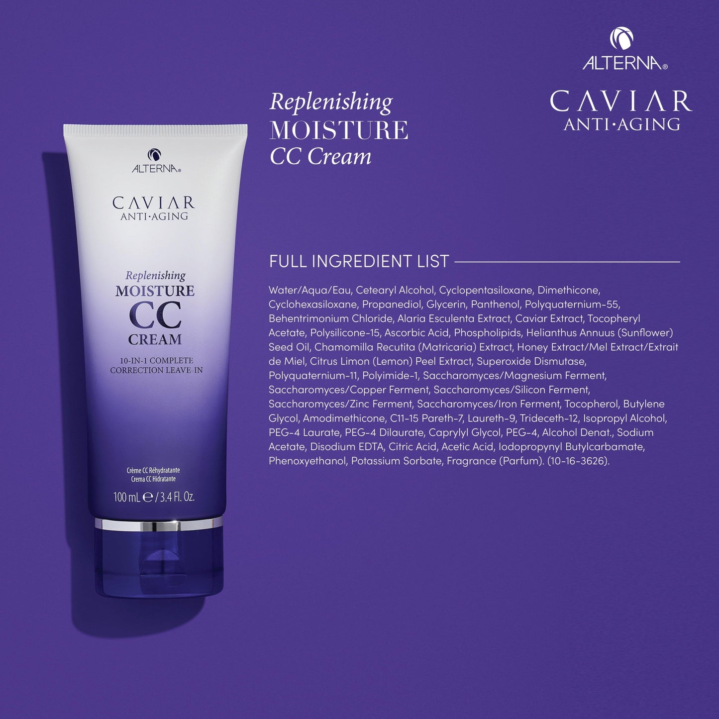 Alterna Caviar Anti-Aging Replenishing Moisture CC Cream - 5.1oz