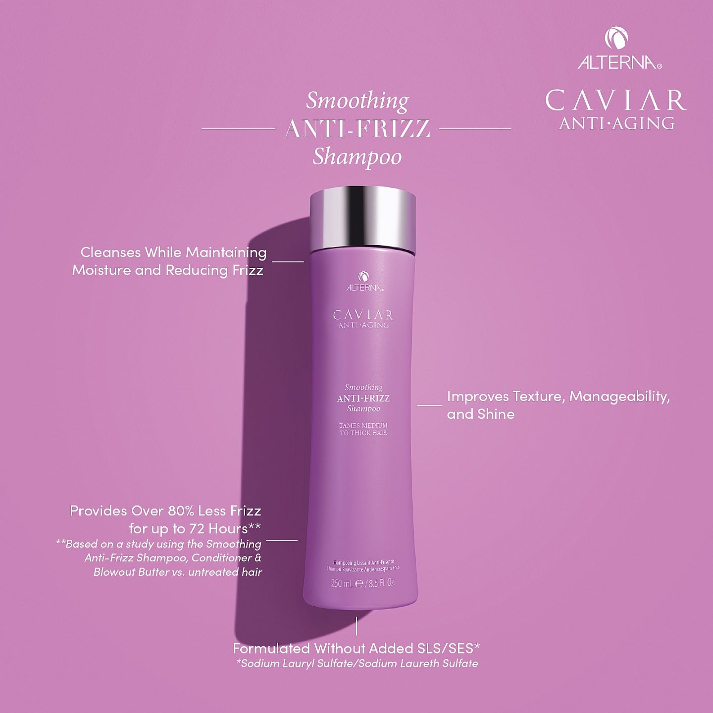 Alterna Caviar Anti-Aging Smoothing Anti-Frizz Shampoo - 8.5oz