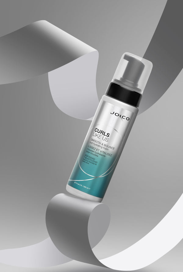JOICO CURLS LIKE US SMOOTH & BOUNCE HYDRATING FOAM