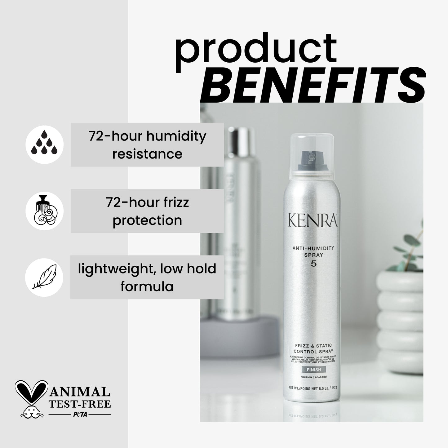 KENRA ANTI HUMIDITY SPRAY #5 5oz