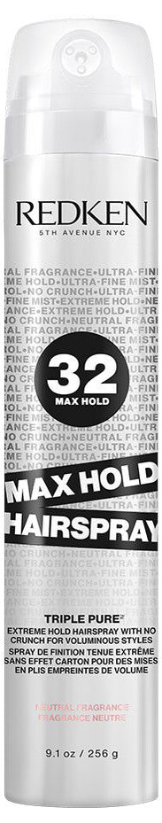 REDKEN MAX HOLD HAIRSPRAY #32 TRIPLE PURE NEUTRAL FRANGRANCE