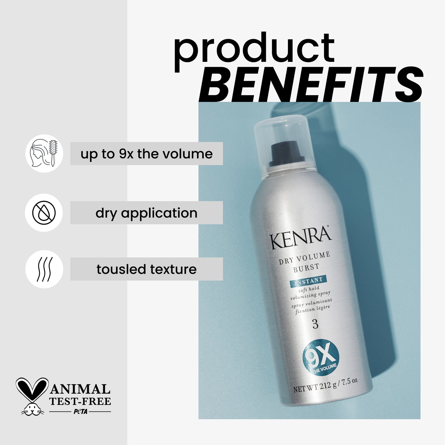 KENRA DRY VOLUME BURST #3 7.5oz