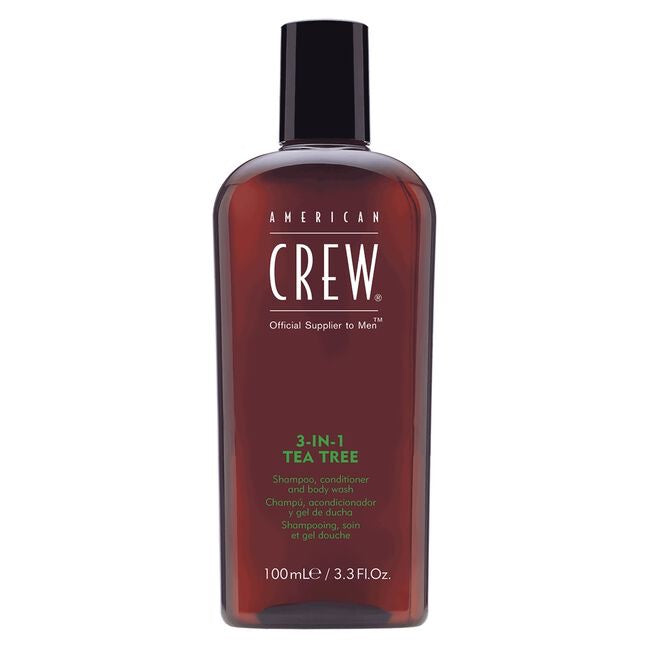 AMERICAN CREW TEA TREE 3 IN 1 SHAMPOO, CONDITIONER & BODY WASH