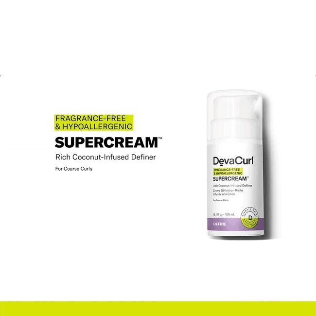 DEVA CURL FRAGRANCE FREE & HYPOALLERGENIC SUPER CREAM