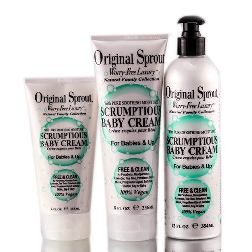 ORIGINAL SPROUT SCRUMPTIOUS BABY CREAM 8 oz