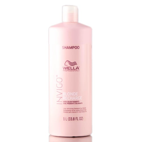 WELLA INVIGO BLONDE RECHARGE COOL BLONDE SHAMPOO 10.1 oz
