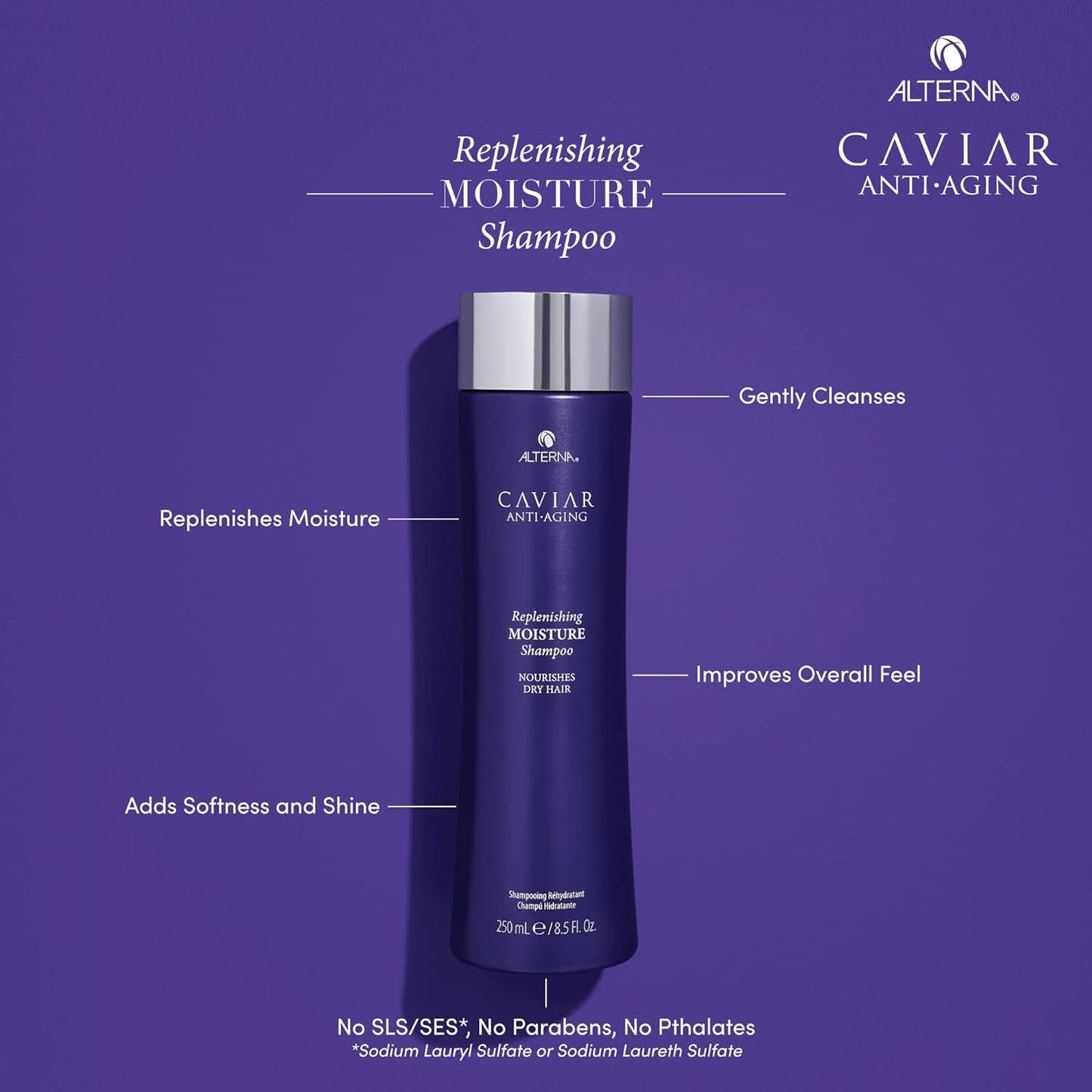 Alterna Haircare Caviar Anti-Aging Replenishing Moisture Shampoo - 8.5oz
