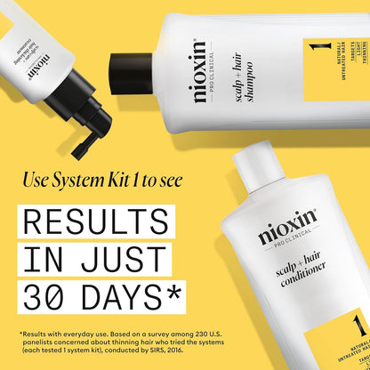 Nioxin System 1 Scalp Cleansing Shampoo for Thinning Hair