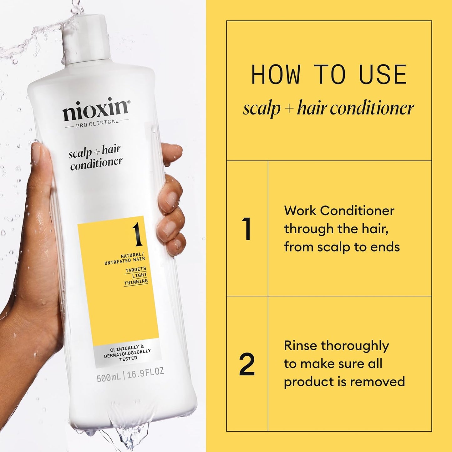 Nioxin System 1 Scalp Cleansing Shampoo for Thinning Hair