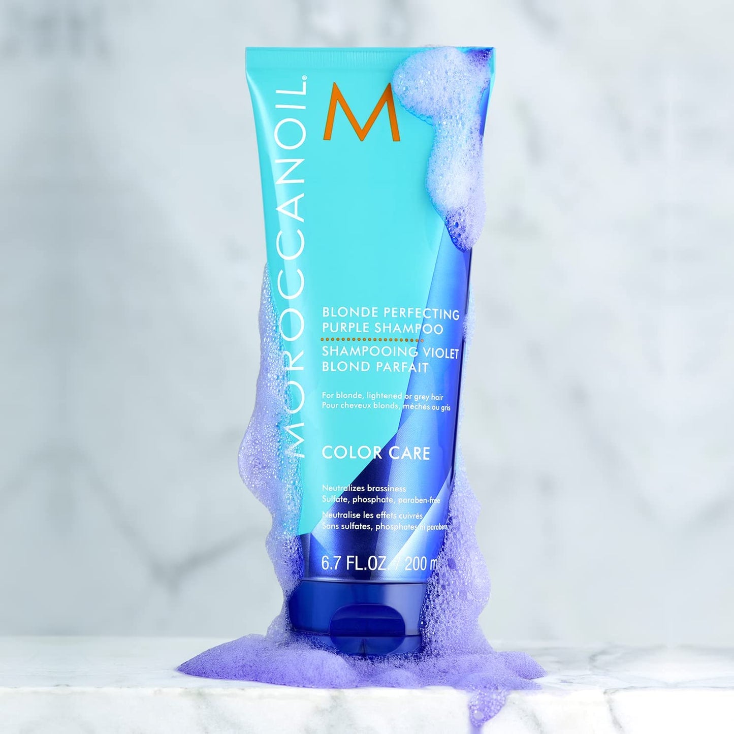 Moroccanoil Blonde Perfecting Purple Shampoo - 6.7oz