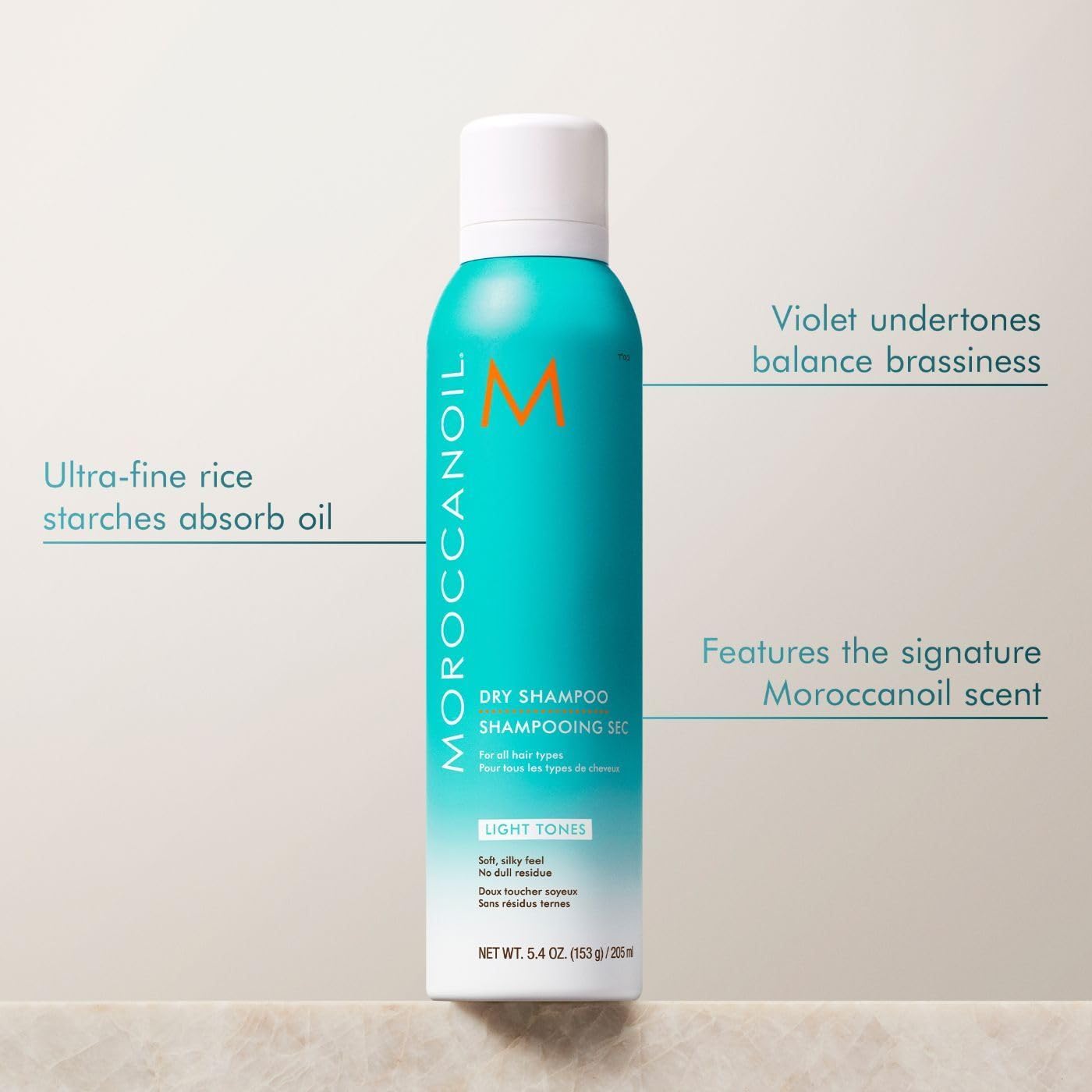 Moroccanoil Dry Shampoo Light Tones - 5.4oz