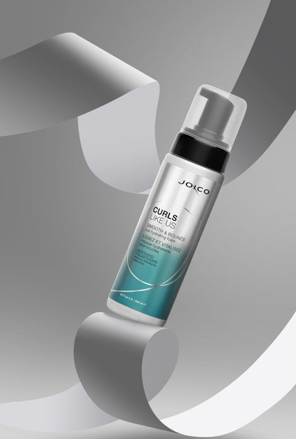 JOICO CURLS LIKE US SMOOTH & BOUNCE HYDRATING FOAM