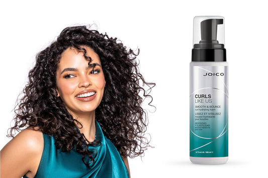 JOICO CURLS LIKE US SMOOTH & BOUNCE HYDRATING FOAM