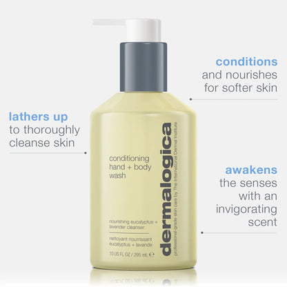 Dermalogica conditioning hand + body wash 10oz