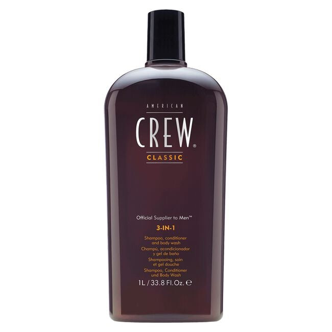 AMERICAN CREW 3 IN 1 SHAMPOO, CONDITIONER & BODY WASH