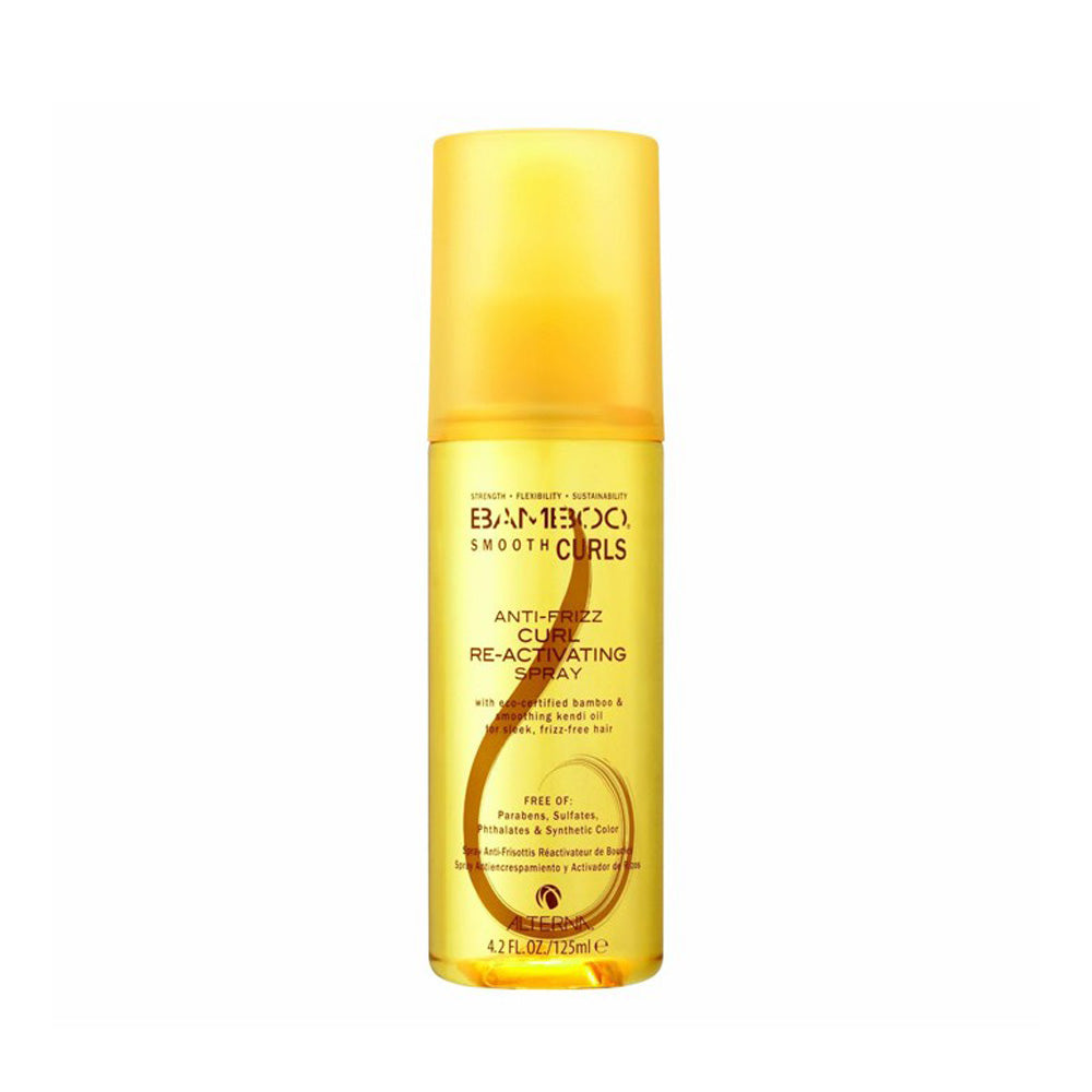 Alterna Bamboo Smooth Curls Anti-Frizz Curl Re-Activating Spray - 4.2oz