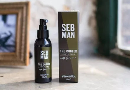 SEB MAN THE COOLER HAIR LEAVE IN TONIC 3.38OZ