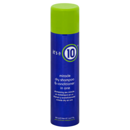 ITS A 10 DRY SHAMPOO & CONDITIONER 6 oz