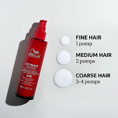 WELLA ULTIMATE REPAIR LEAVE IN TREATMENT STEP 4 4.7 oz