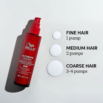 WELLA ULTIMATE REPAIR LEAVE IN TREATMENT STEP 4 4.7 oz