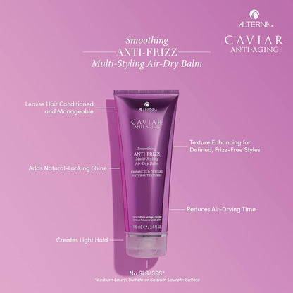 Alterna Caviar Anti-Aging Smoothing Anti-Frizz Multi-Styling Air Dry Balm - 3.4oz