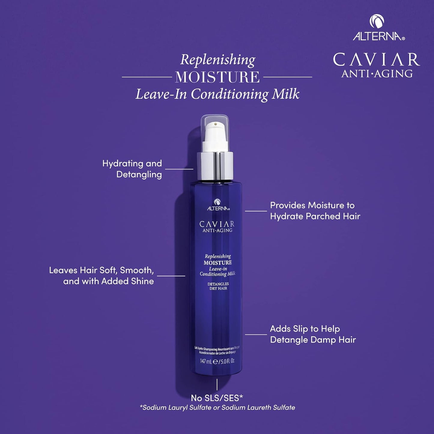 Alterna Caviar Anti-Aging Replenishing Leave-in Conditioning Milk - 5oz